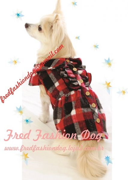 Camisete Cowgirl Dog Xadrez (estampado) PROMOÇÃO